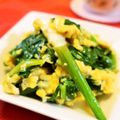アイリッシュショコラ's cooksnap of when they made ほうれん草と卵の白だし炒め.