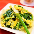 アイリッシュショコラ's cooksnap of when they made ほうれん草と卵の白だし炒め.
