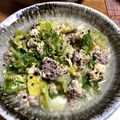なかえむ's cooksnap of when they made 春キャベツと挽肉の玉子とじ.