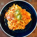sakura☆☆☆'s cooksnap of when they made ニンニクとチーズとBPのトマトパスタ。.