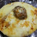 ユーロン's cooksnap of when they made 煮込みハンバーグの残りで！！ドリア☆.