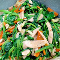 kコモリンm's cooksnap of when they made ちゃちゃっと☆ほうれん草の炒め物.