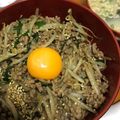 sakura♡08's cooksnap of when they made ニラもやし炒め♪簡単ニラもやし丼.
