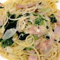 サンタJr's cooksnap of when they made 和風クリームパスタ.