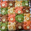 よつばのキッチン's cooksnap of when they made 基本の2色のくまさん達のちぎりパン.