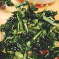 ふんふんふんのふん's cooksnap of when they made チンゲン菜花(青梗菜)のナムル☆茹で方.