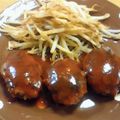 ちあり〜's cooksnap of when they made ケチャップ煮込みハンバーグ♪.