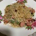 クック3DQAC8☆'s cooksnap of when they made 姜葱醤で作る白滝de中華風塩焼きそば♪.