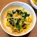 料理に目覚めた高校生's cooksnap of when they made 給食の味☆ほうれん草ののり酢和え.
