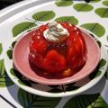 カバゴン's cooksnap of when they made 簡単おしゃれな、いちごの白ワインゼリー.
