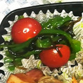 ピニヨ's cooksnap of when they made トマトとピーマンの簡単和え.