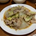 えむら's cooksnap of when they made 豚バラ肉＆白菜のレンジ蒸し♪ポン酢でー.