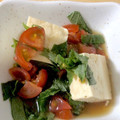 クック6D8HWW☆'s cooksnap of when they made 簡単おつまみ！トマトと大葉の冷奴♡.