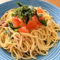 sana．'s cooksnap of when they made ツナとトマトの冷製パスタ♪.