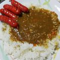 ユーロン's cooksnap of when they made 簡単時短♡　挽肉のカレー.