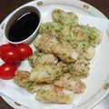 おにぎり99's cooksnap of when they made ホクホクもっちり★豚肉と山芋の磯辺揚げ.