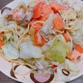 だぃおんの嫁's cooksnap of when they made 簡単♪キャベツ＋さば水煮缶ペペロンチーノ.