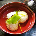 ルチアーノ★★★'s cooksnap of when they made はんぺん×たらこのしんじょうのお吸い物.