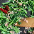 クックGXIX2M☆'s cooksnap of when they made だいこん葉とツナ缶の炒め煮.