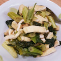 o＿OMAMe＿o's cooksnap of when they made 小松菜と油揚げの煮浸し.
