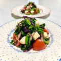 お料理ニャロメ's cooksnap of when they made ほうれん草とトマトのわさびチーズ和え.