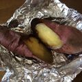くもん　赤ペン先生's cooksnap of when they made レンジとグリルで甘い焼き芋.