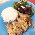 スペインナナ's cooksnap of when they made おろし玉ねぎでサッパリ紅茶豚.