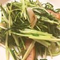どぅど's cooksnap of when they made ベーコンと水菜のペペロンチーノ.