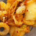 クックK0EAD7☆'s cooksnap of when they made 給料日前にちくわキムチ！豚キム風.