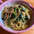 niccco's cooksnap of when they made 簡単　ベーコンとほうれん草の和風パスタ.