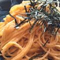 はるちゃん。's cooksnap of when they made 「あかり」を使って明太クリームパスタ.