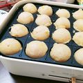 ＊新米ゆうちゃん＊'s cooksnap of when they made たこ焼器でベーコンチーズキャベツ焼き.