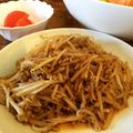 クック15FFG6☆'s cooksnap of when they made 挽肉ともやしの簡単炒め.