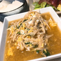 chibijuju's cooksnap of when they made 食感がおいしい！春菊とえのきの卵とじ.