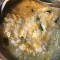 R2016's cooksnap of when they made ビバ適当！超クイックにら卵雑炊.