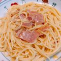 アスパラ子's cooksnap of when they made (ほぼ)混ぜるだけ 本格カルボナーラ.