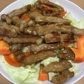 クックK49VS6☆'s cooksnap of when they made お酢でさっぱり☆豚ロースの甘酢ソテー.