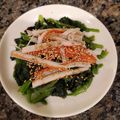 こまあぴ's cooksnap of when they made ほうれん草消費♪かにかまをのせるだけ！.
