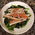 こまあぴ's cooksnap of when they made ほうれん草消費♪かにかまをのせるだけ！.