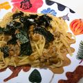マダムカフェ♡'s cooksnap of when they made 時短&簡単☆青じそ納豆ツナのパスタ.