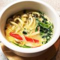 かにこ♪'s cooksnap of when they made レンジで簡単茶碗蒸し(ココット2個分).