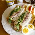 ガメコ's cooksnap of when they made アボカドと生ハムのサンドイッチ.