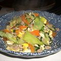 tae227's cooksnap of when they made ひき肉とキャベツの卵炒め.