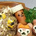 ☆ありか358☆'s cooksnap of when they made キャラ弁に❤ちくわとウインナーのどんぐり.