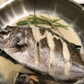 木成りはっさく's cooksnap of when they made マダイの酒蒸し.