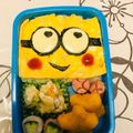まままは母's cooksnap of when they made ミニオン 簡単キャラ弁.