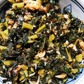 えりこぶた's cooksnap of when they made 大根の葉とうす揚げのさっと煮.