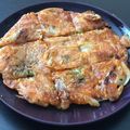 こぴぴぴぴ's cooksnap of when they made キムチと海苔でタレなしでも美味しいチヂミ.