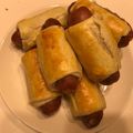 花花里's cooksnap of when they made 冷凍パイシートで❀たまごウインナーパイ.