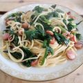 プリン坊's cooksnap of when they made ウインナーとほうれん草のペペロンチーノ☆.
